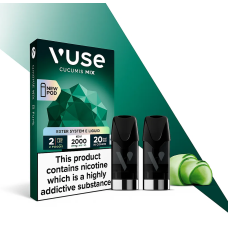 Картриджи VUSE Extra Intense Flavour Pods 20 мг (2%) Cucumber mix (огурец мята)