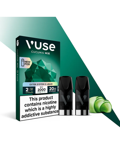 Картриджі VUSE Extra Intense Flavour Pods 20 мг (2%) Cucumber mix (огірок м'ята)