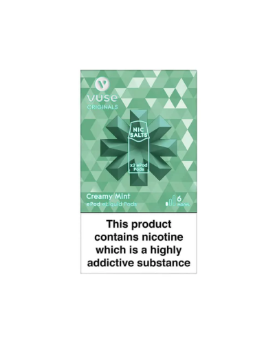 Картриджі VUSE 6 мг (0.6%) Creamy Mint (сливки мята)