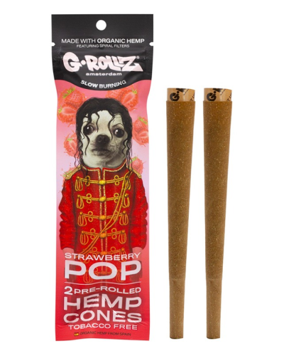 Бланти G-ROLLZ Hemp Cones "Strawbery Pop" полуниця (2шт)