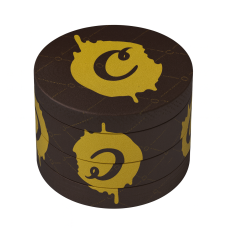 Гриндер металлический "Cookies" (черный с желтым)