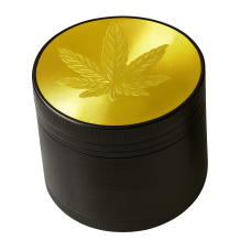Гриндер металлический "Cannabis" (черный)