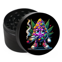 Гріндер металевий "Funny Bud" (чорний) Гріндер металевий "Funny Bud" (чорний)