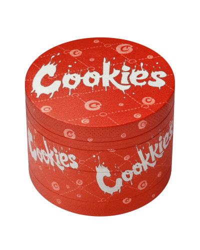 Гриндер металлический "Cookies" (красный)
