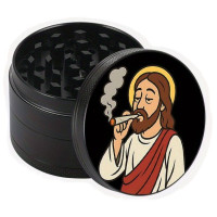 Гріндер металевий "Jesus" (чорний) Гріндер металевий "Jesus" (чорний)