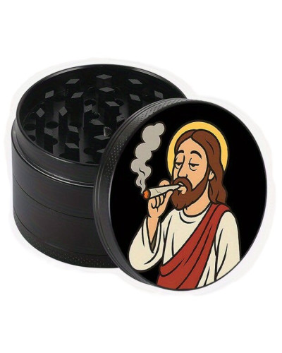 Гріндер металевий "Jesus" (чорний) Гріндер металевий "Jesus" (чорний)