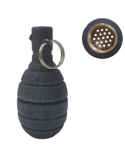 Колпак деревянный с металлической вставкой "Граната"