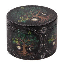  Гриндер металлический "дерево жизни" (черный)