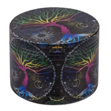 Гриндер металлический "Дерево жизни" разноцветный 