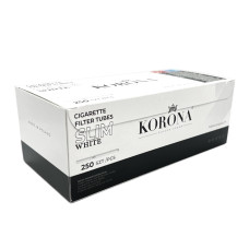Гильзы для сигарет Korona Slim White (250шт)