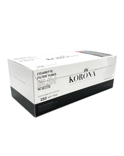 Гільзи для сигарет Korona Slim White (250шт)