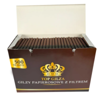 Гільзи для сигарет Top Gilza (коричневі) 500шт Гільзи для сигарет Top Gilza (коричневі) 500шт