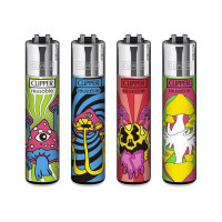Зажигалка CLIPPER D24 "Psychodelic Art" #1