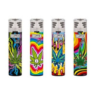 Зажигалка CLIPPER "Jet Flame Weed" #4