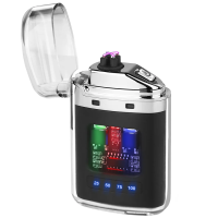  Зажигалка импульсная прозрачная