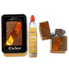 Зажигалка бензиновая Chief №1 (набор)