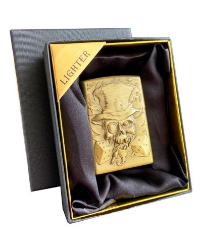 Подарочная бензиновая зажигалка "Черепа 2"