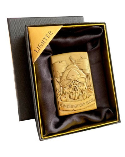 Подарочная бензиновая зажигалка "Черепа 2"