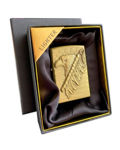 Подарочная бензиновая зажигалка "Орлы"