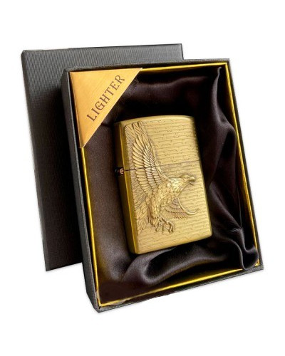Подарочная бензиновая зажигалка "Орлы"