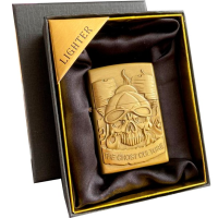 Подарочная бензиновая зажигалка "Черепа"