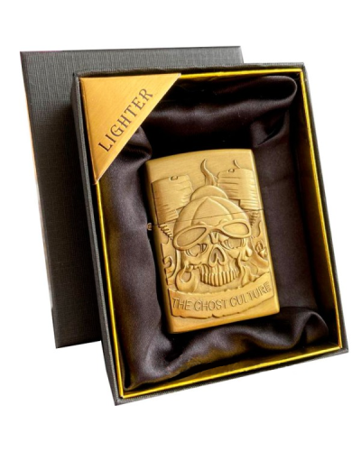 Подарочная бензиновая зажигалка "Черепа"