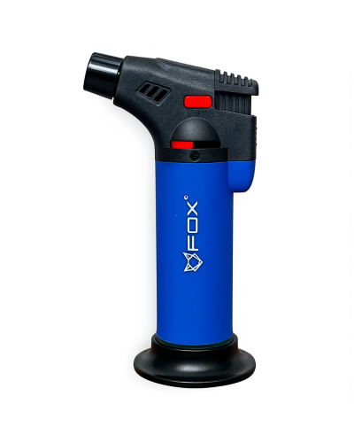 Запальничка-пальник "FOX" з підставкою синій