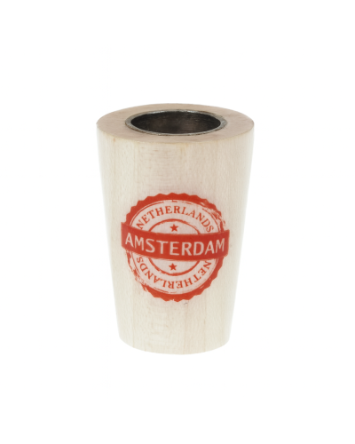 Ковпак дерев'яний із латунною вставкою "Amsterdam"