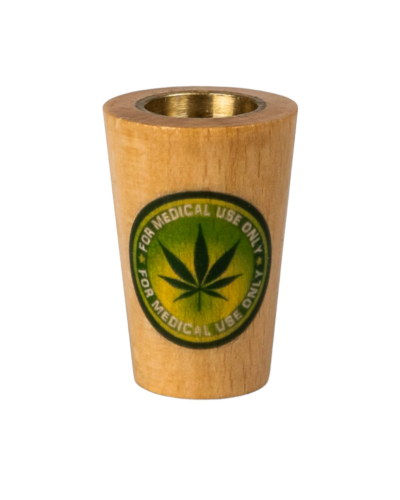 Ковпак дерев'яний із латунною вставкою "For medical use only"