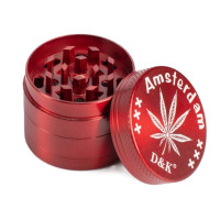 Гріндер металевий "Амстердам" червона