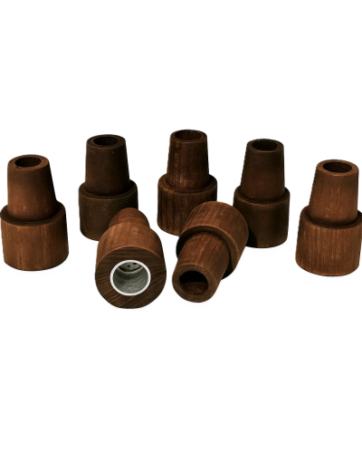 Колпак деревянный с металлической вставкой "Большой"