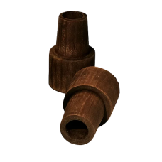 Колпак деревянный с металлической вставкой "Большой"