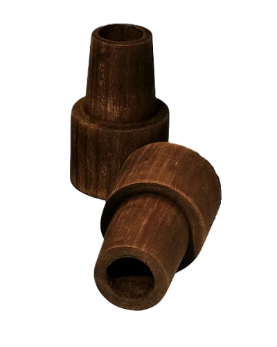 Колпак деревянный с металлической вставкой "Большой"