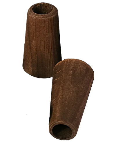 Ковпак деревянный с металлической вставкой "Высокий"