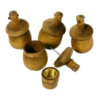 Ковпак дерев'яний із металевою вставкою «Жолудь», розбірний