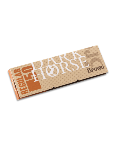 Бумага для самокруток Dark Horse Brown Wood Unbleached (50 шт)