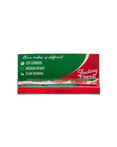 Бумага для самокруток Smoking Green CC Regular (60шт)