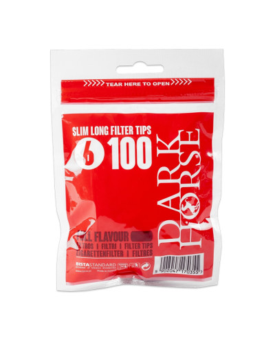 Фільтри для самокруток Dark Horse Slim X-Long (100 шт)