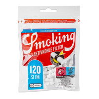 Фільтри для самокруток Smoking Slim Carbon (120шт)