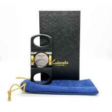 Гильотина для сигар Lubinski с подставкой (Черная)