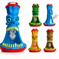 Бонг стеклянный 3-D Frankie Monster Glow 32 см