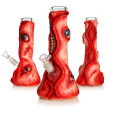 Бонг стеклянный 3-D Muscle Monster 32 см