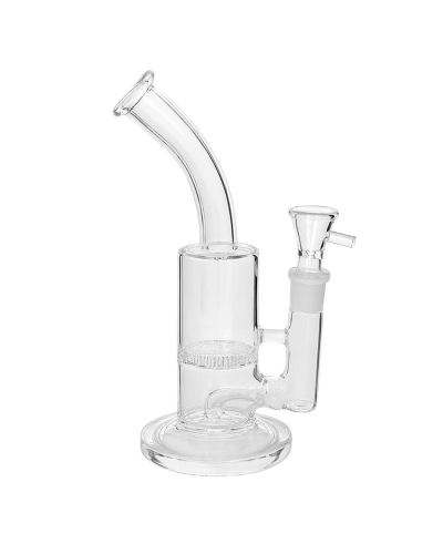 Бонг стеклянный "Midle Honeycomb Bentt" (30 cm)