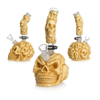 Бонг скляний Classic Skull 25 см