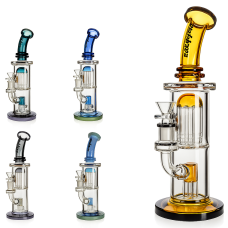 Бонг стеклянный Double Arms  Bent 2 28см