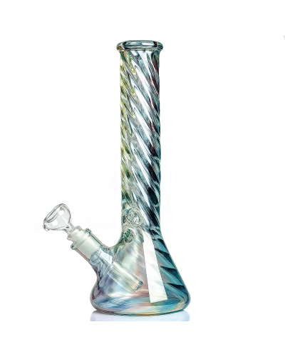 Бонг стеклянный Holographic Rainbow 40см