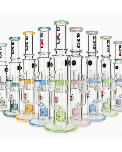 Бонг стеклянный Honeycomb High Tube 40 см