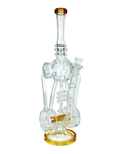 Бонг стеклянный "Lookah Recycler" (40 cm)