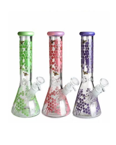 Бонг стеклянный "HoneyBee Beaker" (25 cm)
