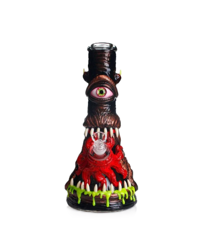 Бонг 3-D One-Eyed Monster Glow 32см